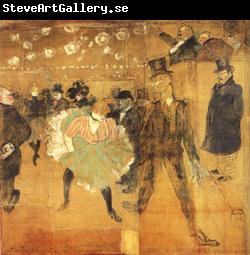 Henri De Toulouse-Lautrec Dancing at he Moulin Rouge